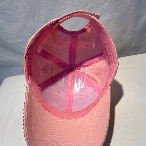 Pink Rhinestone Embellished Cap - Picture 8 of 10